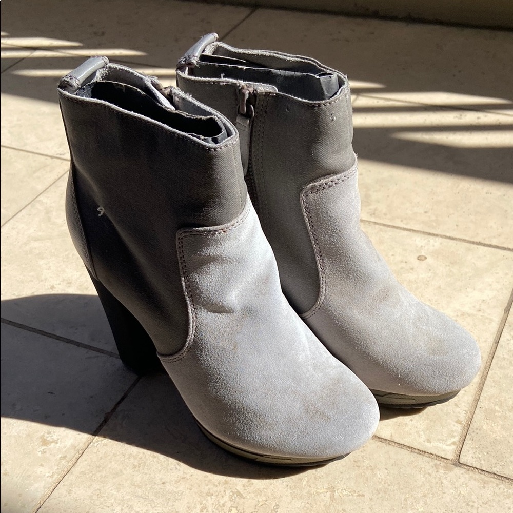 DIESEL  Gray Women's Ankle Boots